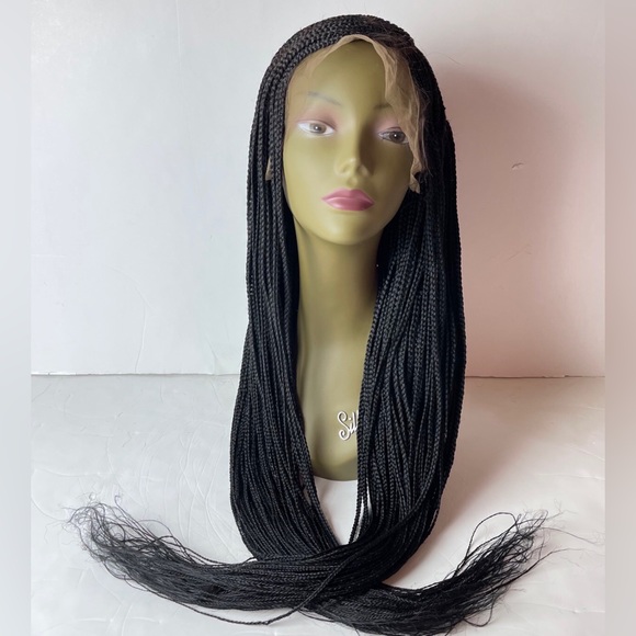 Box Braids Cornrow Lacefront Wig - Picture 8 of 9